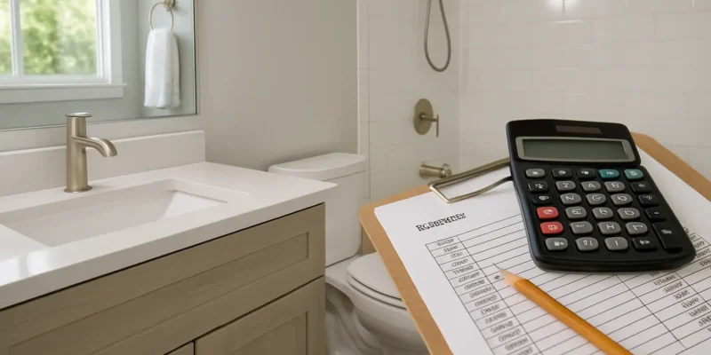 Bathroom Remodel Costs in Idaho, Line by Line