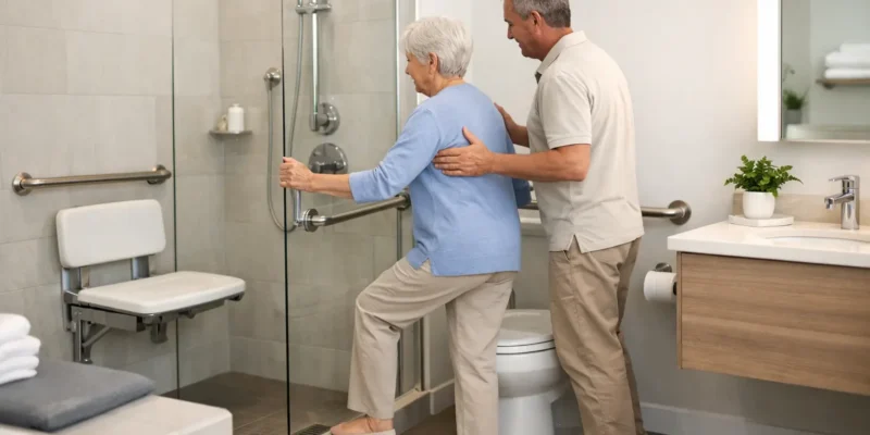 Bathroom Remodel for Aging in Place Example