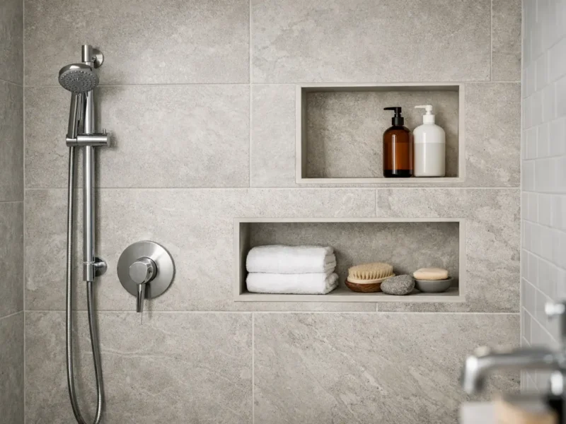 Shower Niche Placement Height and Size