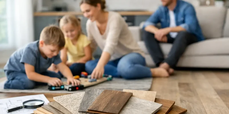 How to Choose Flooring for Busy Families